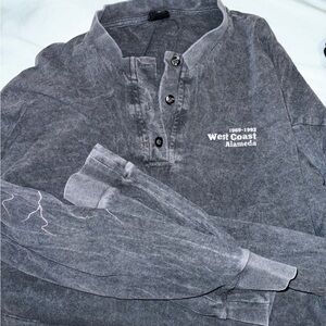 Oakland long sleeve crop